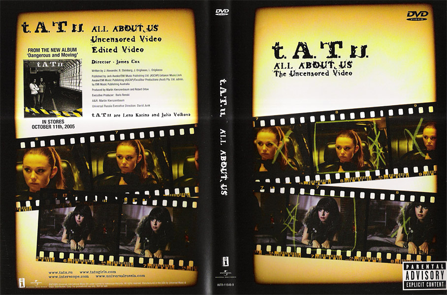 All About Us - Promo DVD