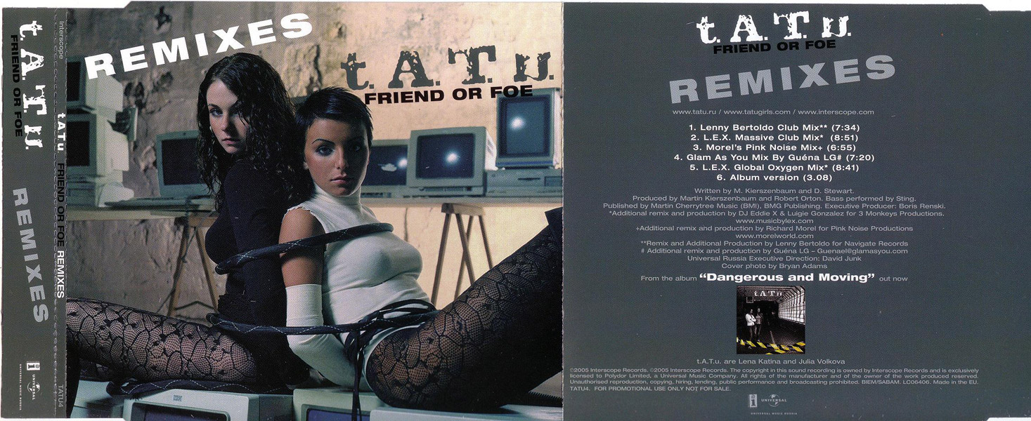 Friend or Foe - The Remixes Promo