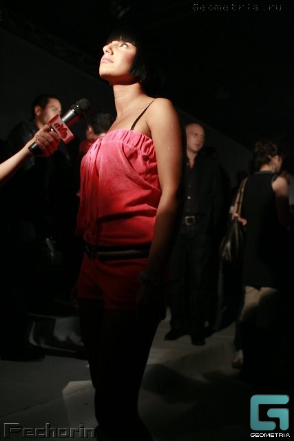Yulia Volkova at Show of Spring-Summer 07 Hugo Boss Collection in Moscow 15.03.2007